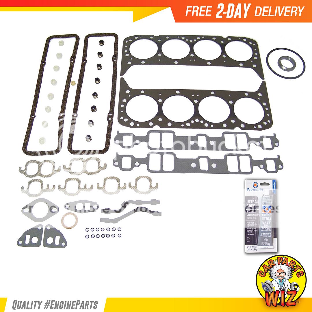 Graphite Head Gasket Set Fits 8186 Avanti Chevrolet Bonneville C10 5